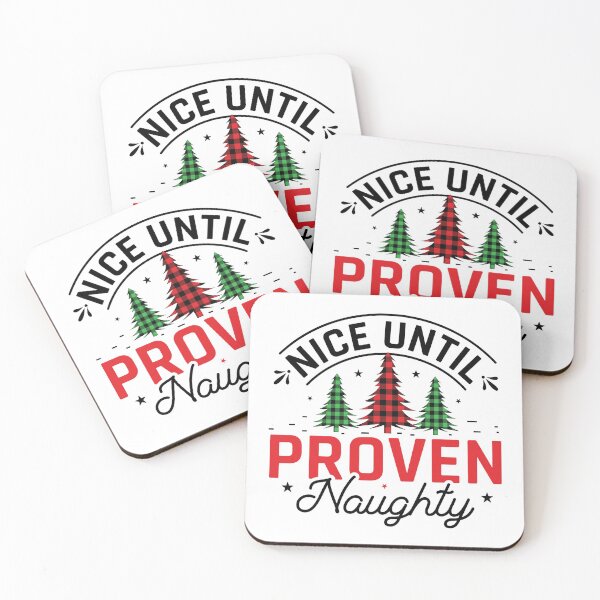 Item preview, Nice until proven naughty - merry x mas, christmas mood designed and sold by Delandor.