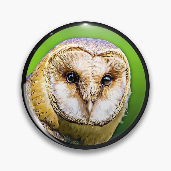 Item preview, Barn Owl Portrait designed and sold by RevolutionInPaint.