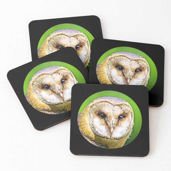 Item preview, Barn Owl Portrait designed and sold by RevolutionInPaint.