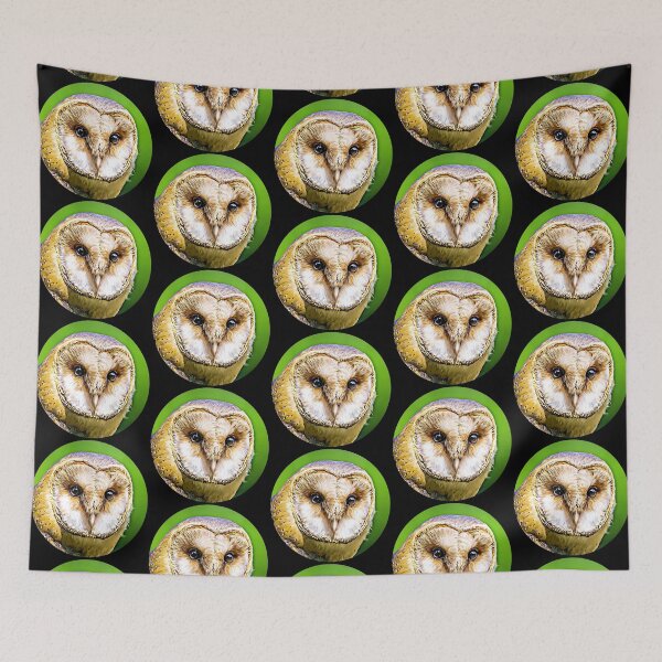 Item preview, Barn Owl Portrait designed and sold by RevolutionInPaint.