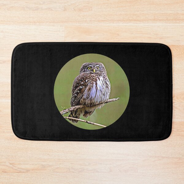 Item preview, Eurasian Pygmy Owl Portrait designed and sold by RevolutionInPaint.