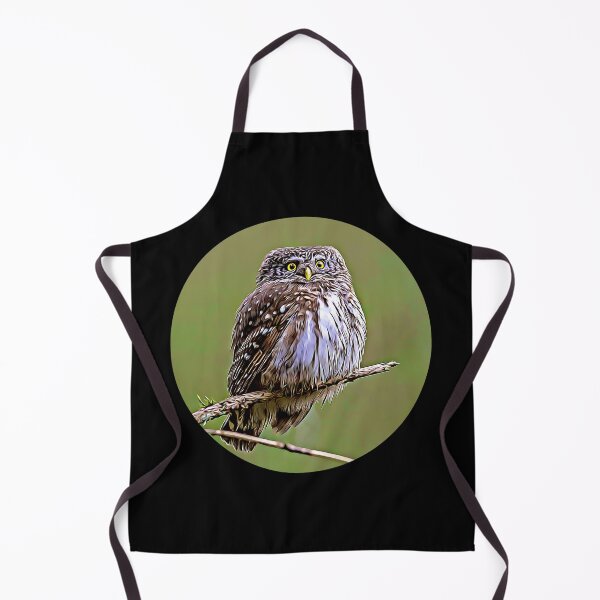 Item preview, Eurasian Pygmy Owl Portrait designed and sold by RevolutionInPaint.