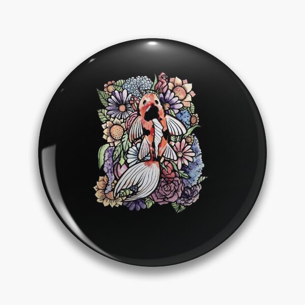 Item preview, Floral Koi designed and sold by FrictionMaxxing.