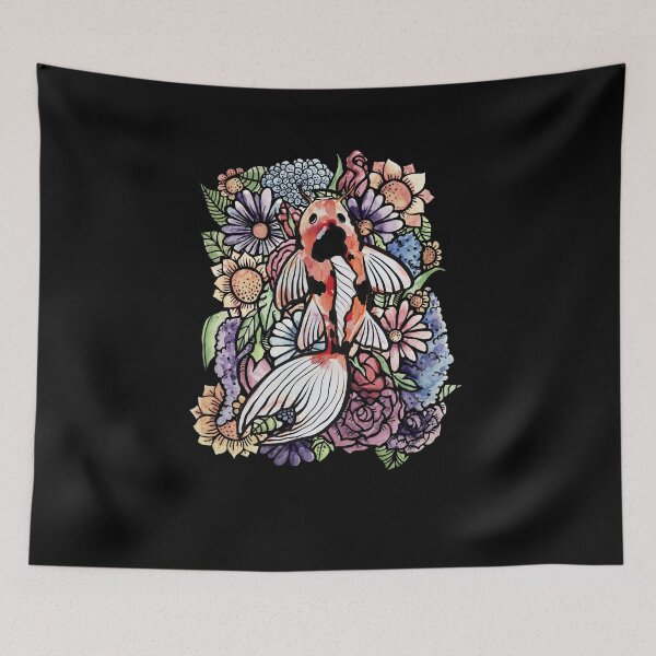 Item preview, Floral Koi designed and sold by FrictionMaxxing.