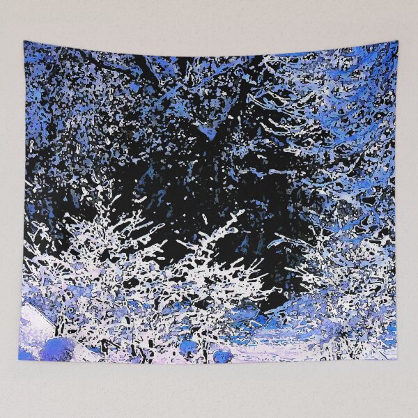 Item preview, Winter landskape blue designed and sold by Greengardens36.