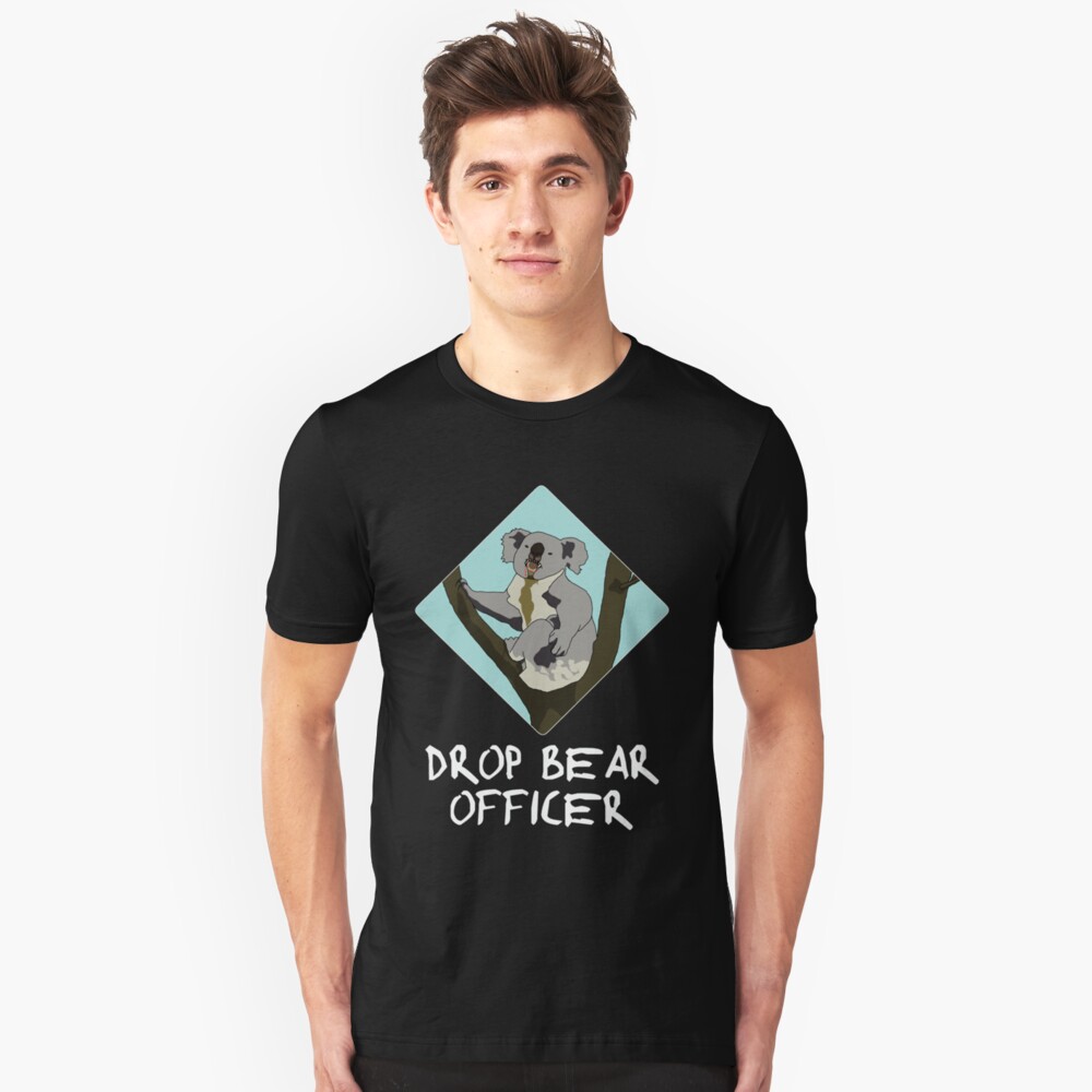 Drop Bears Preservation Society Slim Fit T-Shirt