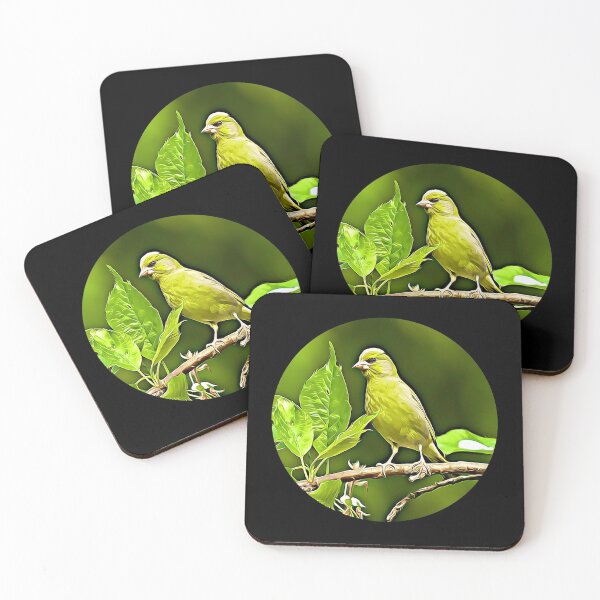 Item preview, Greenfinch Portrait designed and sold by RevolutionInPaint.