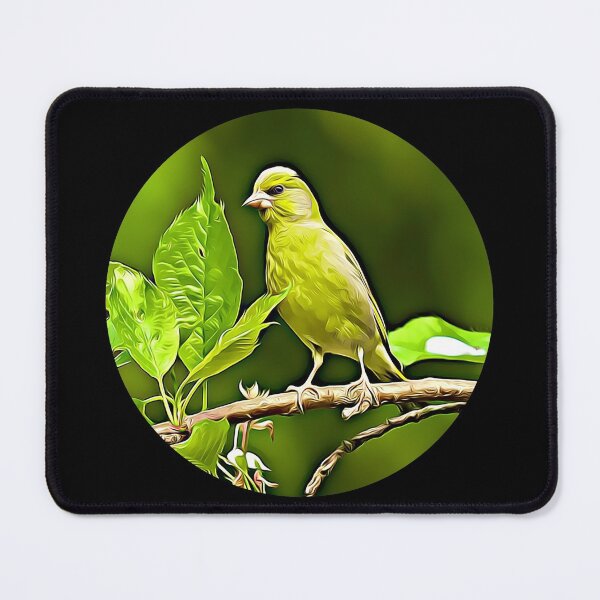 Item preview, Greenfinch Portrait designed and sold by RevolutionInPaint.