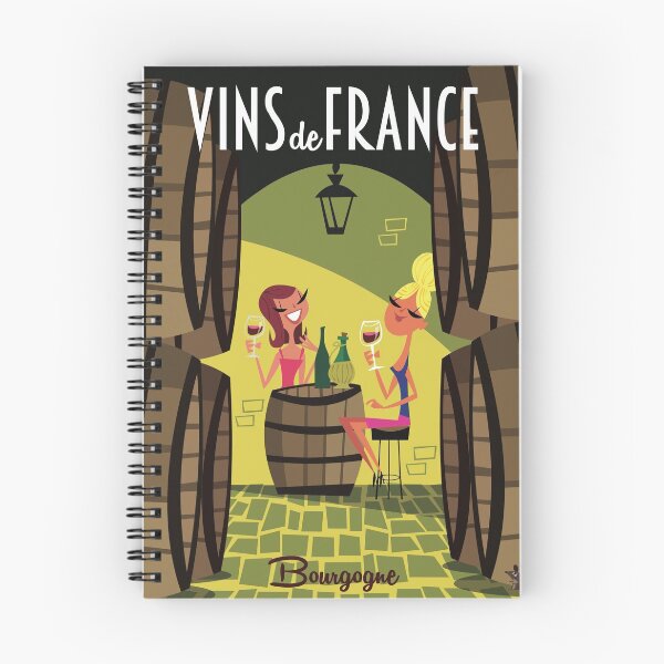 Item preview, Vins de France Bourgogne poster designed and sold by Gary Godel.