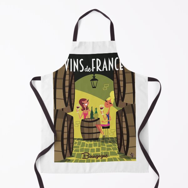 Item preview, Vins de France Bourgogne poster designed and sold by Gary Godel.