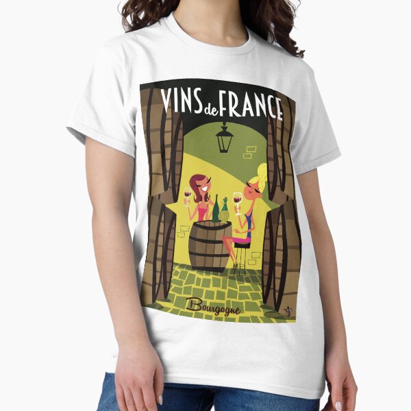Aperçu de l'œuvre Affiche Vins de France Bourgogne créée et vendue par GAGodel.