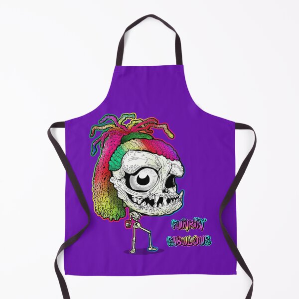 Item preview, Rainbow Dreadlock Funky Skull Skeleton: Funkin Fabulous designed and sold by iduzarts.