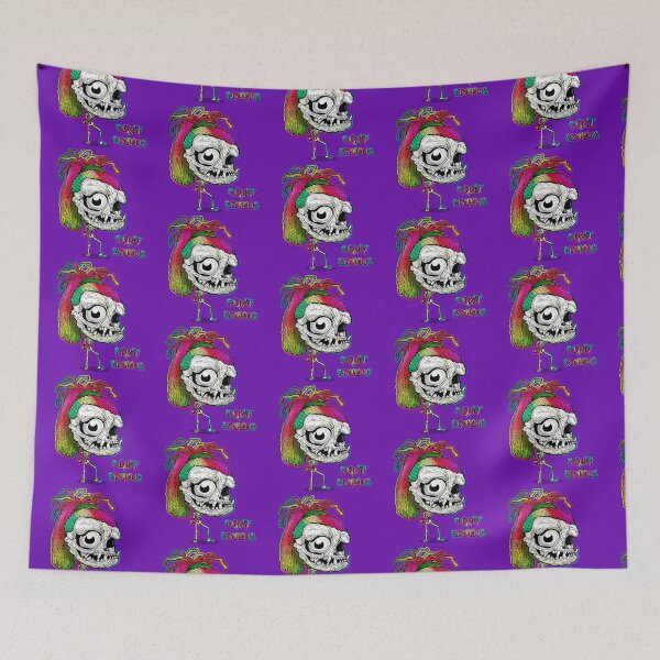 Item preview, Rainbow Dreadlock Funky Skull Skeleton: Funkin Fabulous  designed and sold by iduzarts.