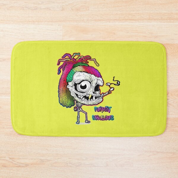 Item preview, Rainbow Dreadlock Funky Skull Skeleton: Funkin Fabulous  designed and sold by iduzarts.