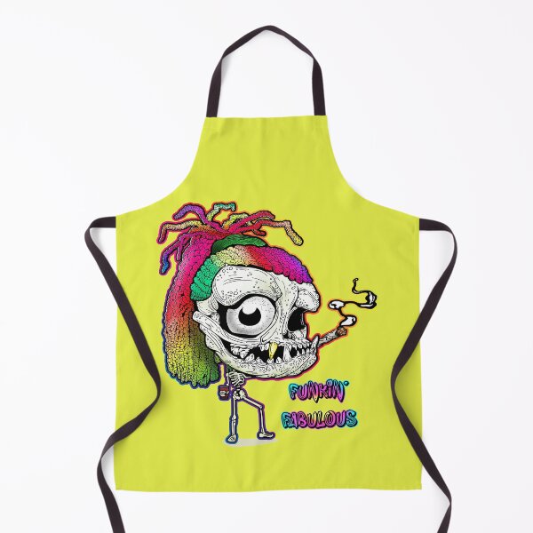Item preview, Rainbow Dreadlock Funky Skull Skeleton: Funkin Fabulous designed and sold by iduzarts.