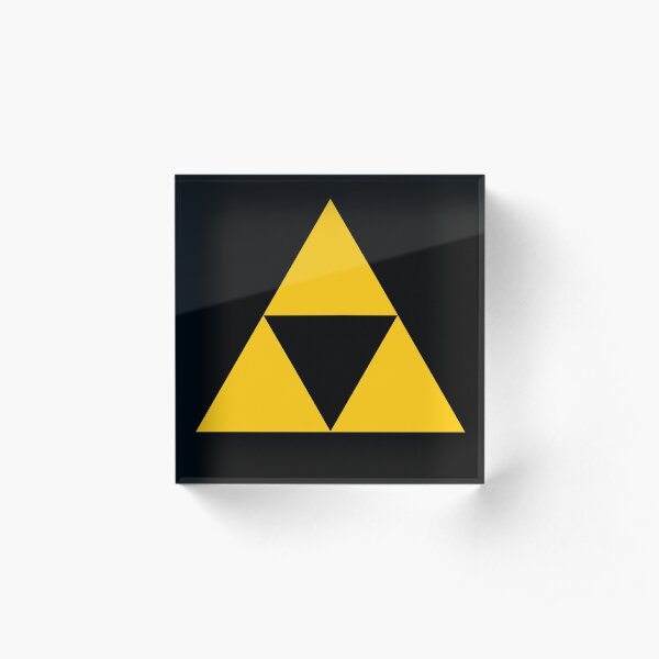 Triforce Acrylic Block
