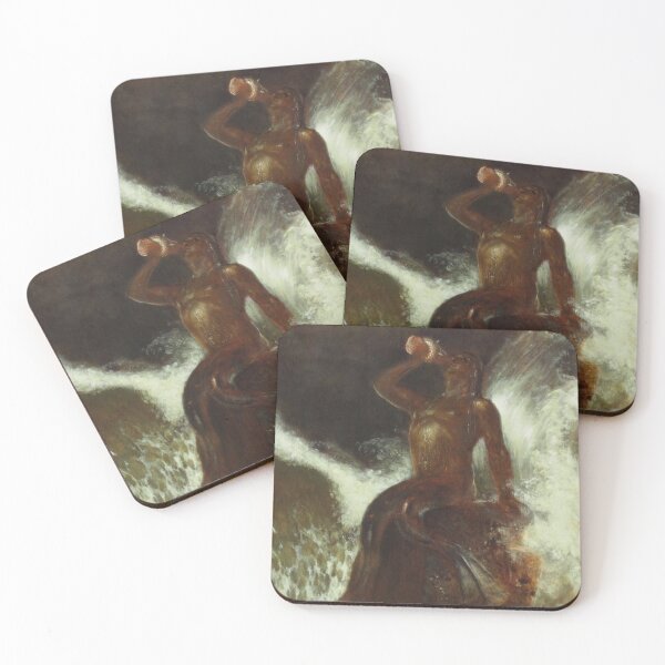 Item preview,  Triton Blowing on a Conch (Triton auf einer Muschel blasend) -  Arnold Böcklin designed and sold by Vintage Designs +.