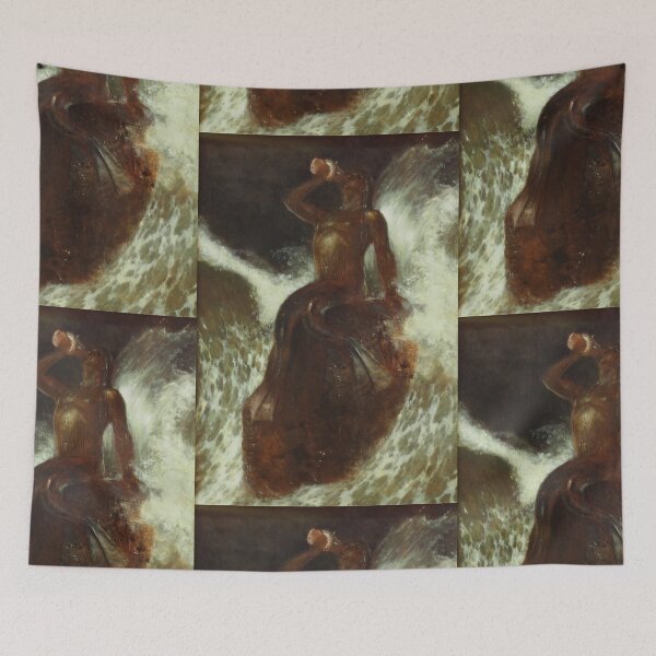 Item preview,  Triton Blowing on a Conch (Triton auf einer Muschel blasend) -  Arnold Böcklin designed and sold by Vintage Designs +.