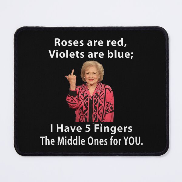 Aperçu de l'œuvre Le majeur de Betty White créée et vendue par Design99Hill.