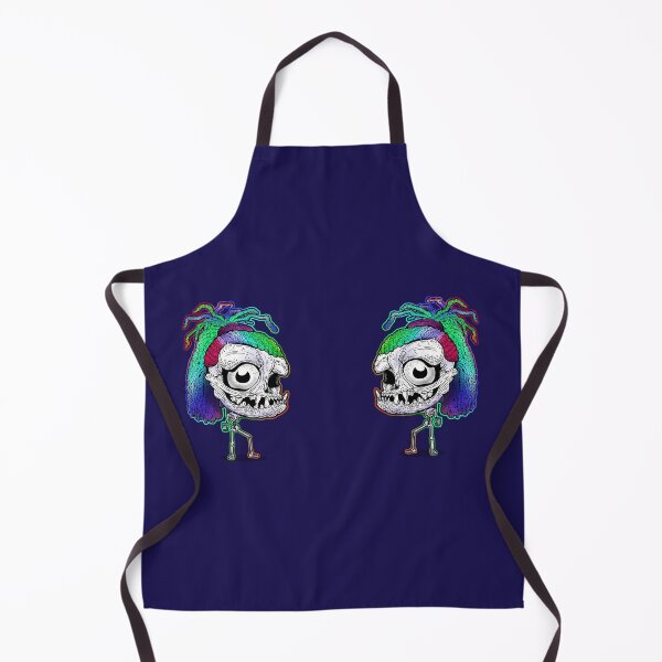 Item preview, Rainbow Dreadlock Funky Skull Skeleton designed and sold by iduzarts.
