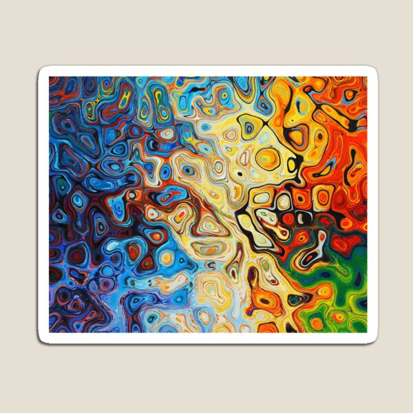 Colourfull pattern Magnet
