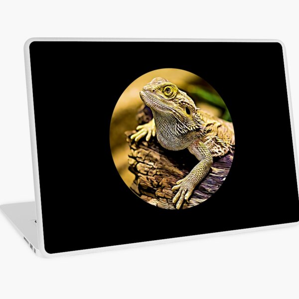 Bearded Dragon Portrait Laptop Skin