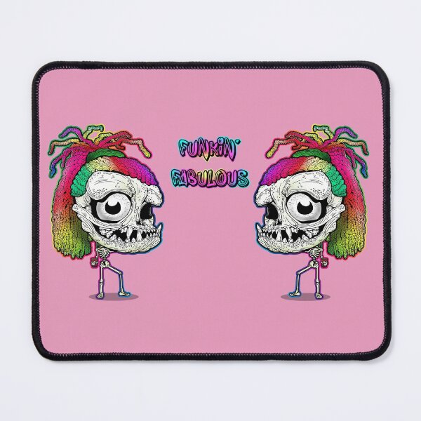 Item preview, Rainbow Dreadlock Funky Skull Skeleton: funkin fabulous designed and sold by iduzarts.