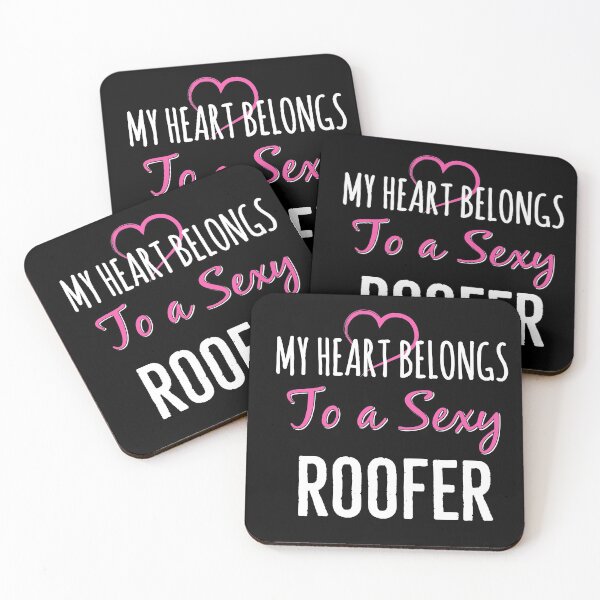 Item preview, My Heart Belongs To A Sexy Roofer designed and sold by AwesomeWorld1.