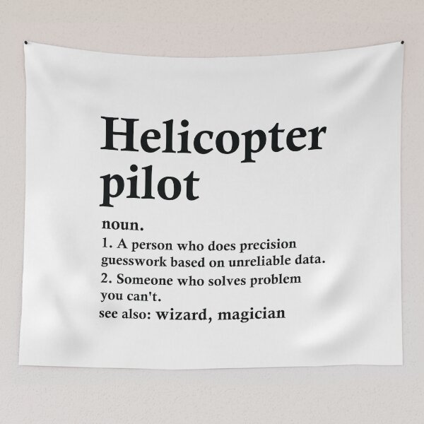 Item preview, Helicopter Pilot Definition Funny Occupation designed and sold by woodesigner.
