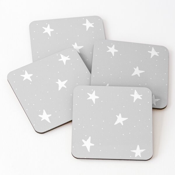 Item preview, Estrellas grises y blancas designed and sold by ABCco.