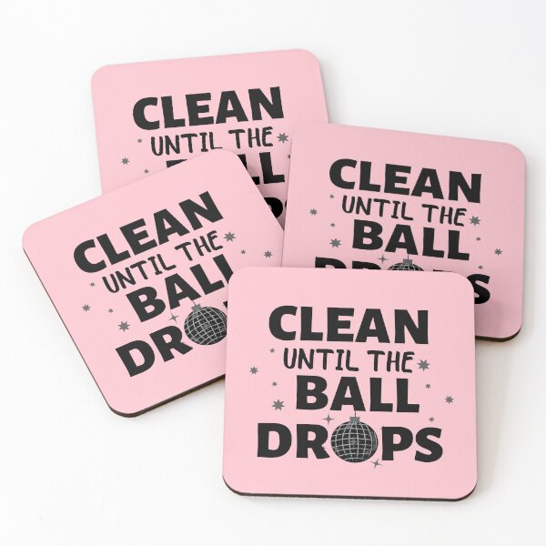 Item preview, Clean Until the Ball Drops Funny Cleaning New Years Fun designed and sold by SavvyCleaner.