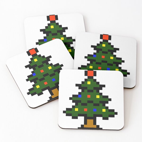 Item preview, Christmas tree  Pixel Xmas - Holiday gift designed and sold by Shop With Jesus.