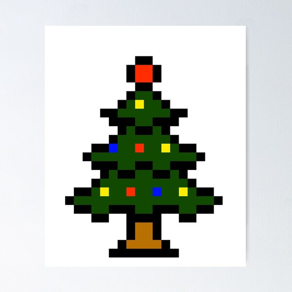 Item preview, Christmas tree  Pixel Xmas - Holiday gift designed and sold by Shop With Jesus.