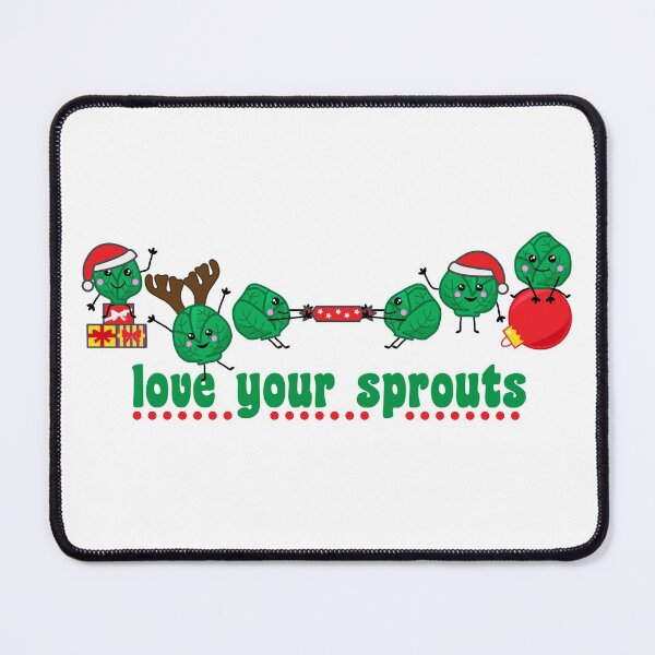 Item preview, Funny Christmas Brussel Sprout Characters designed and sold by HotHibiscus.