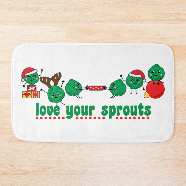 Item preview, Funny Christmas Brussel Sprout Characters designed and sold by HotHibiscus.