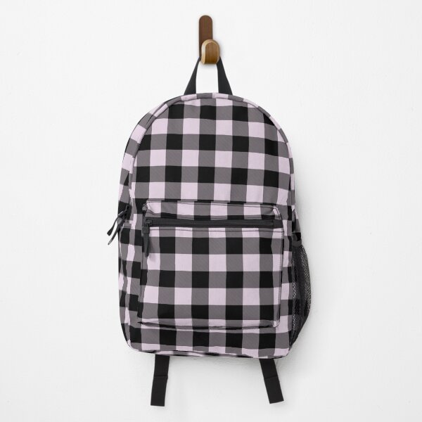 Item preview, Pastel Purple and Black Buffalo Plaid Pattern Pairs Valspar 2022 Color of the Year Lilac Lane 1002-4B - Colour Trends designed and sold by ColorOfTheYears.