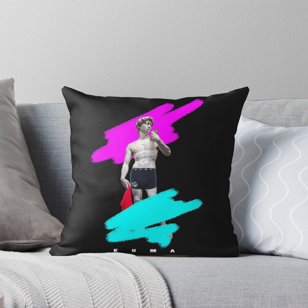 Item preview, Throw Pillow designed and sold by KumaShop-Design.