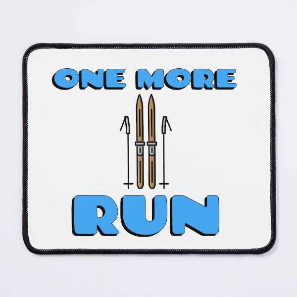Item preview, One More Run skiing design designed and sold by Cardinal Designs.