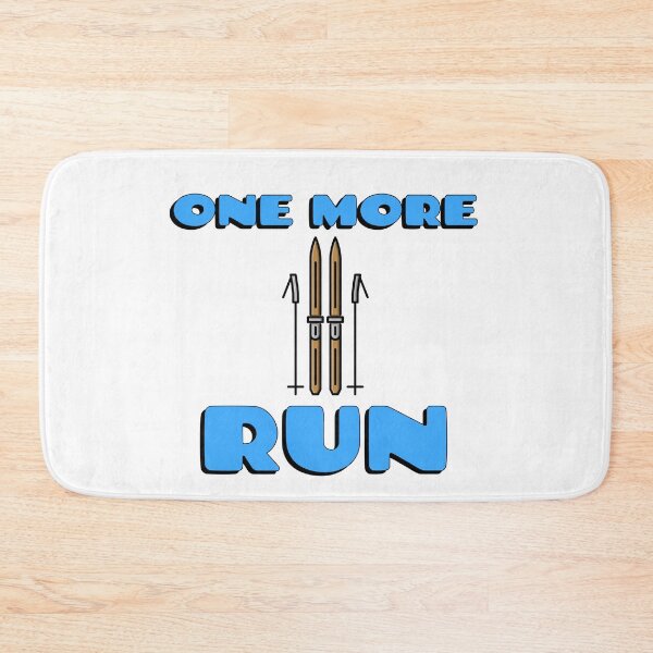 Item preview, One More Run skiing design designed and sold by Cardinal Designs.