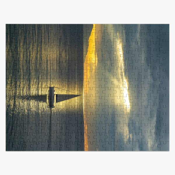 Sailboat in a Sunbeam Jigsaw Puzzle