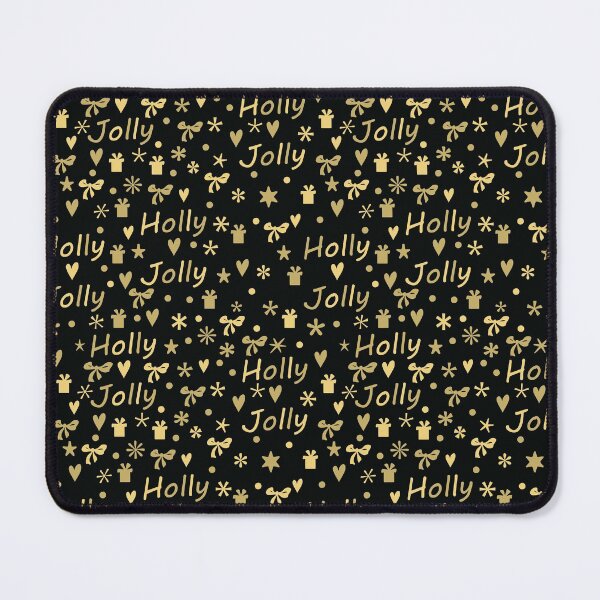 Item preview, Holly Jolly Christmas Night Pattern designed and sold by TeeBeesDesign.