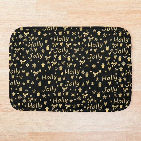 Aperçu de l'œuvre Holly Jolly Christmas Night Pattern créée et vendue par TeeBeesDesign.