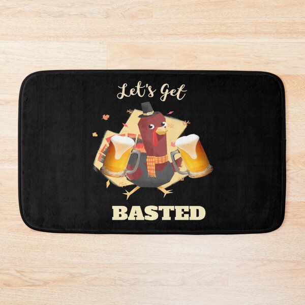 Item preview, Let's Get Basted Funny Beer Thanksgiving Turkey Gift designed and sold by Paula Helit.