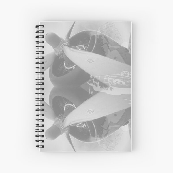 Item preview, WildCat Air Power Plane Engine Propellers BW designed and sold by SpiritGifts.