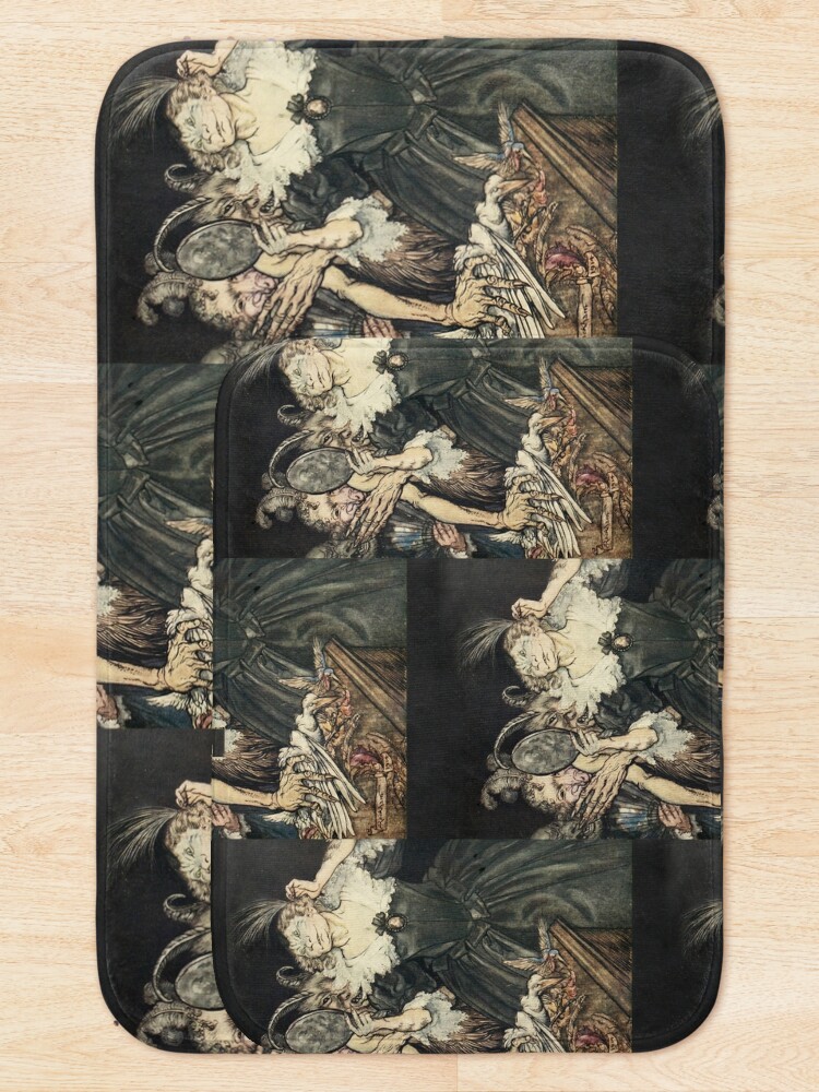 Thumbnail 5 of 6, Bath Mat, comus - Arthur Rackham designed and sold by Geekimpact.