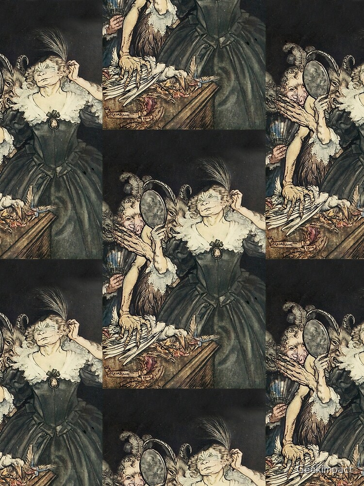 Thumbnail 3 of 3, Scarf, comus - Arthur Rackham designed and sold by Geekimpact.