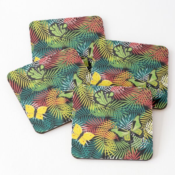 Item preview, Multicolored leaves with butterflies designed and sold by SKMAXX.