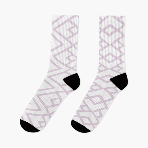 Item preview, Pastel Purple and White Shape Art Deco Pattern Pairs Valspar 2022 Color of the Year Lilac Lane 1002-4B - Colour Trends designed and sold by ColorOfTheYears.