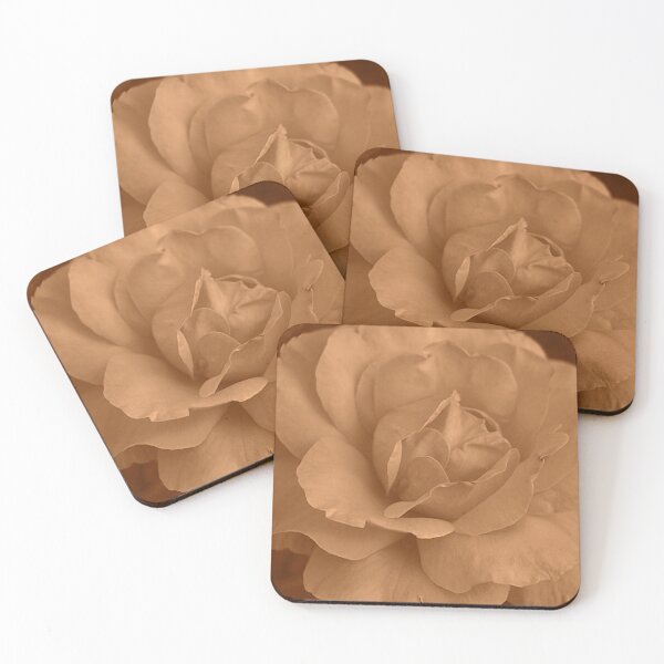 Item preview, Soft Golden Brown Toned Large Beautiful Rose designed and sold by JariHawk.