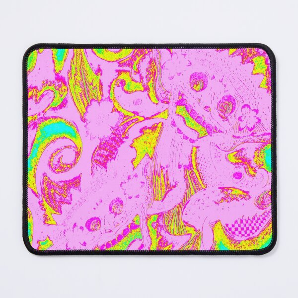Item preview, Pink and Green Balinese Barong Indonesia designed and sold by AlteredAtelier.